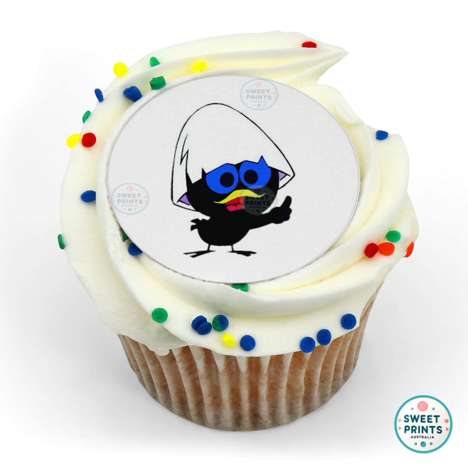 Calimero Knows edible cake topper