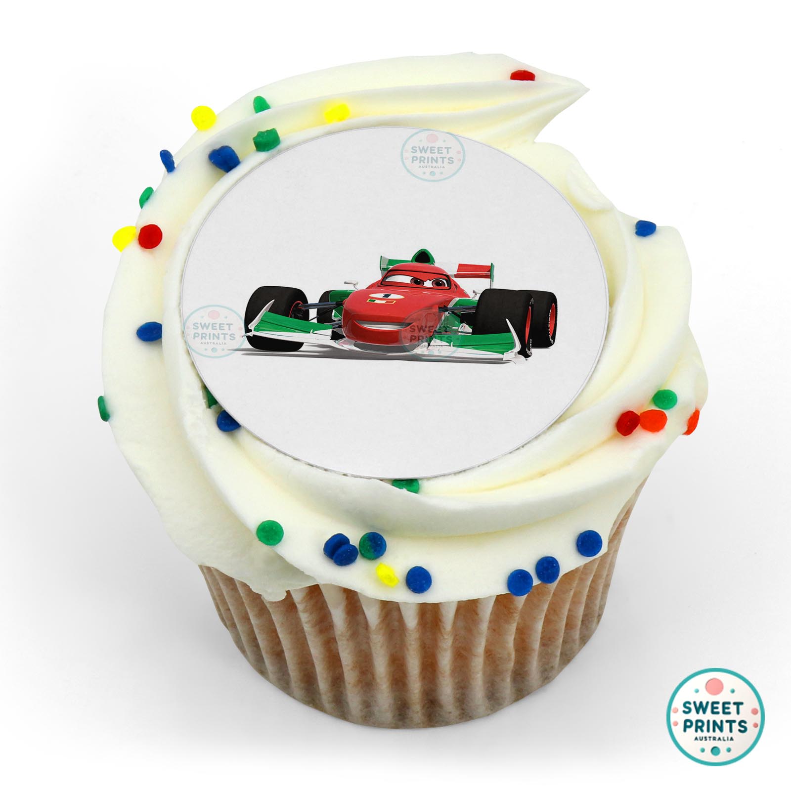 Cars Francesco Bernoulli edible cake topper