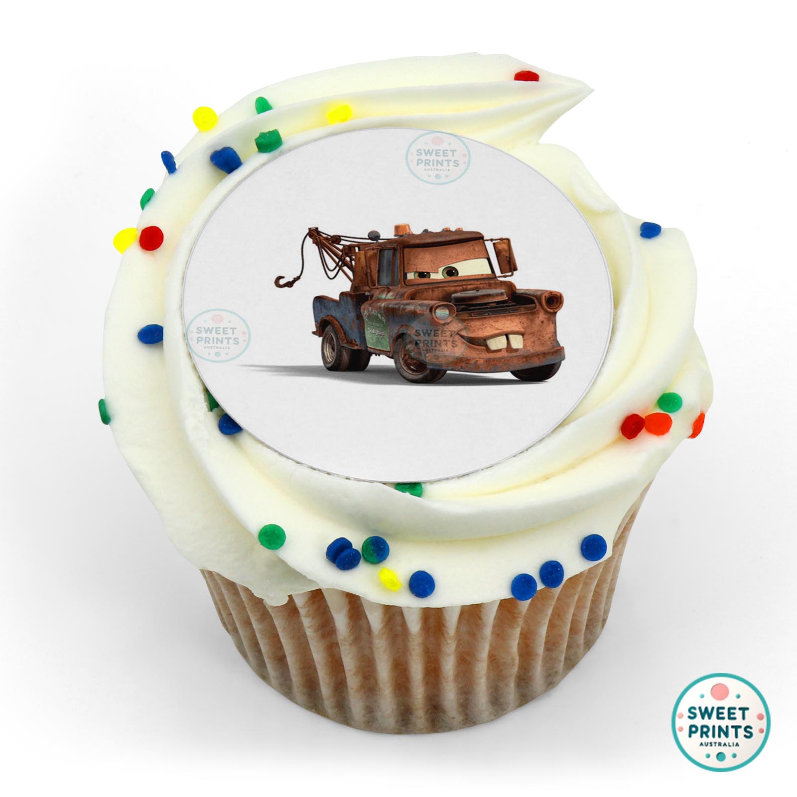 Cars Mater edible cake topper