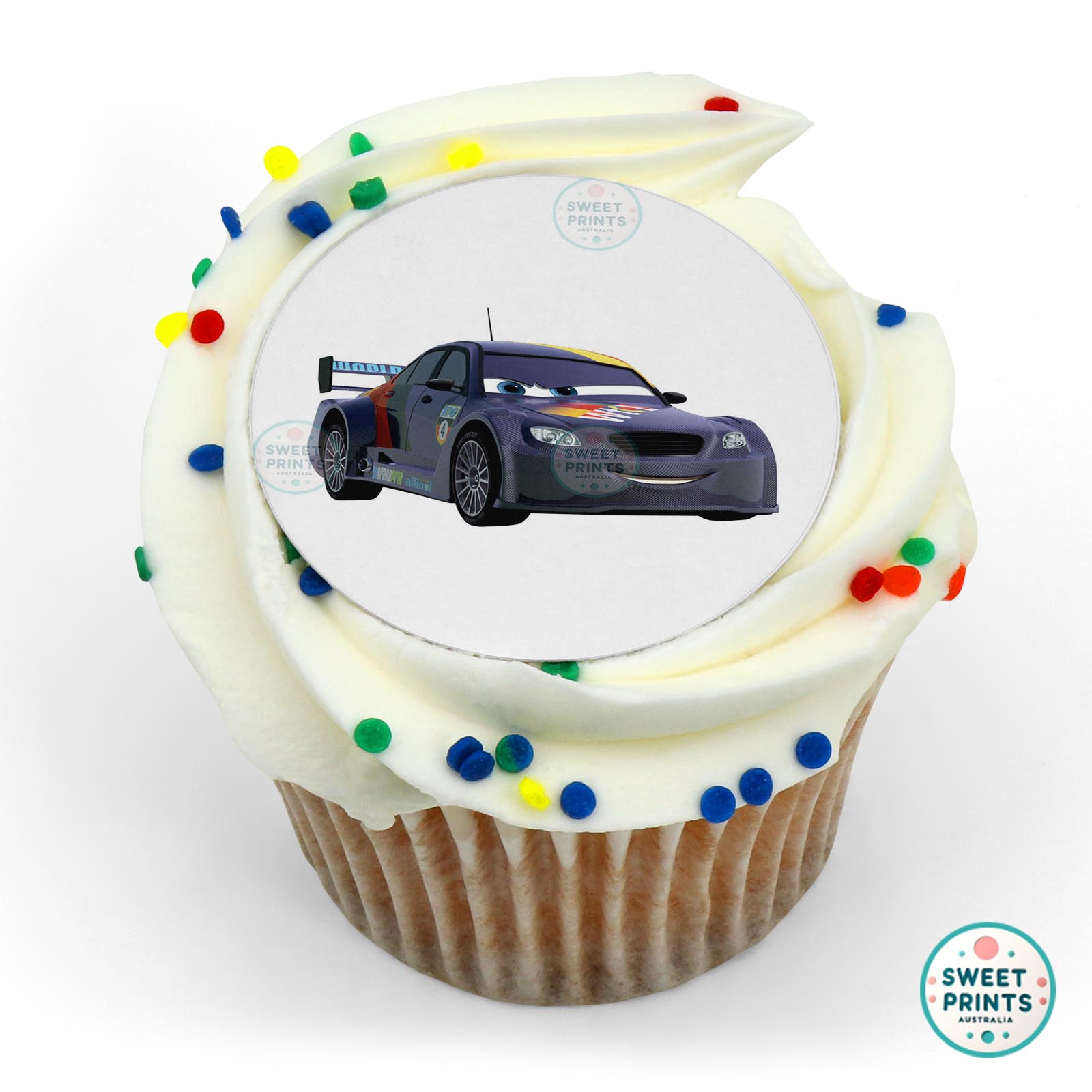 Cars Max Schnell edible cake topper