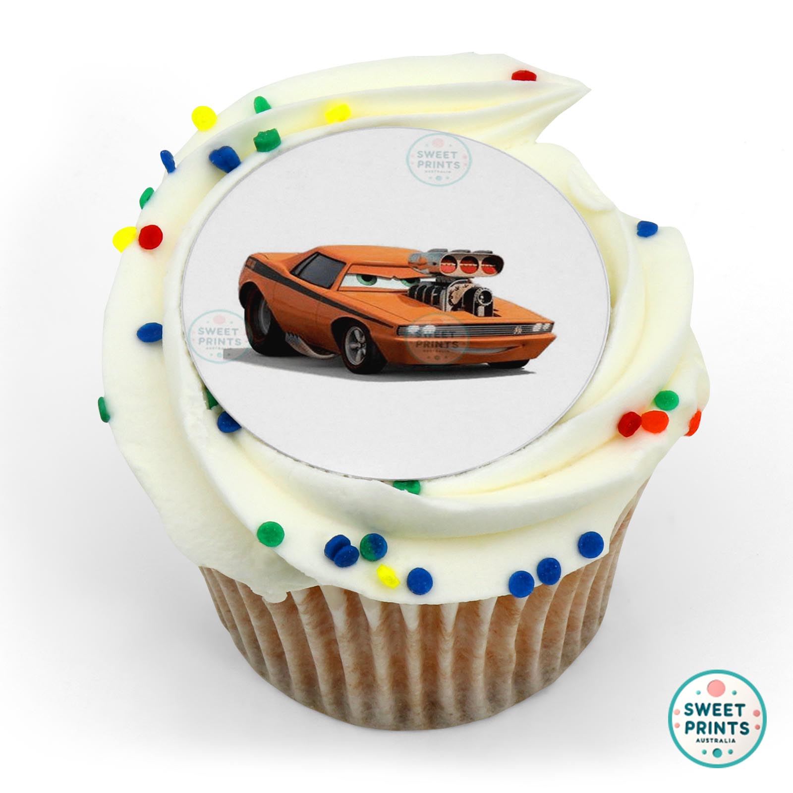 Cars Snot Rod edible cake topper