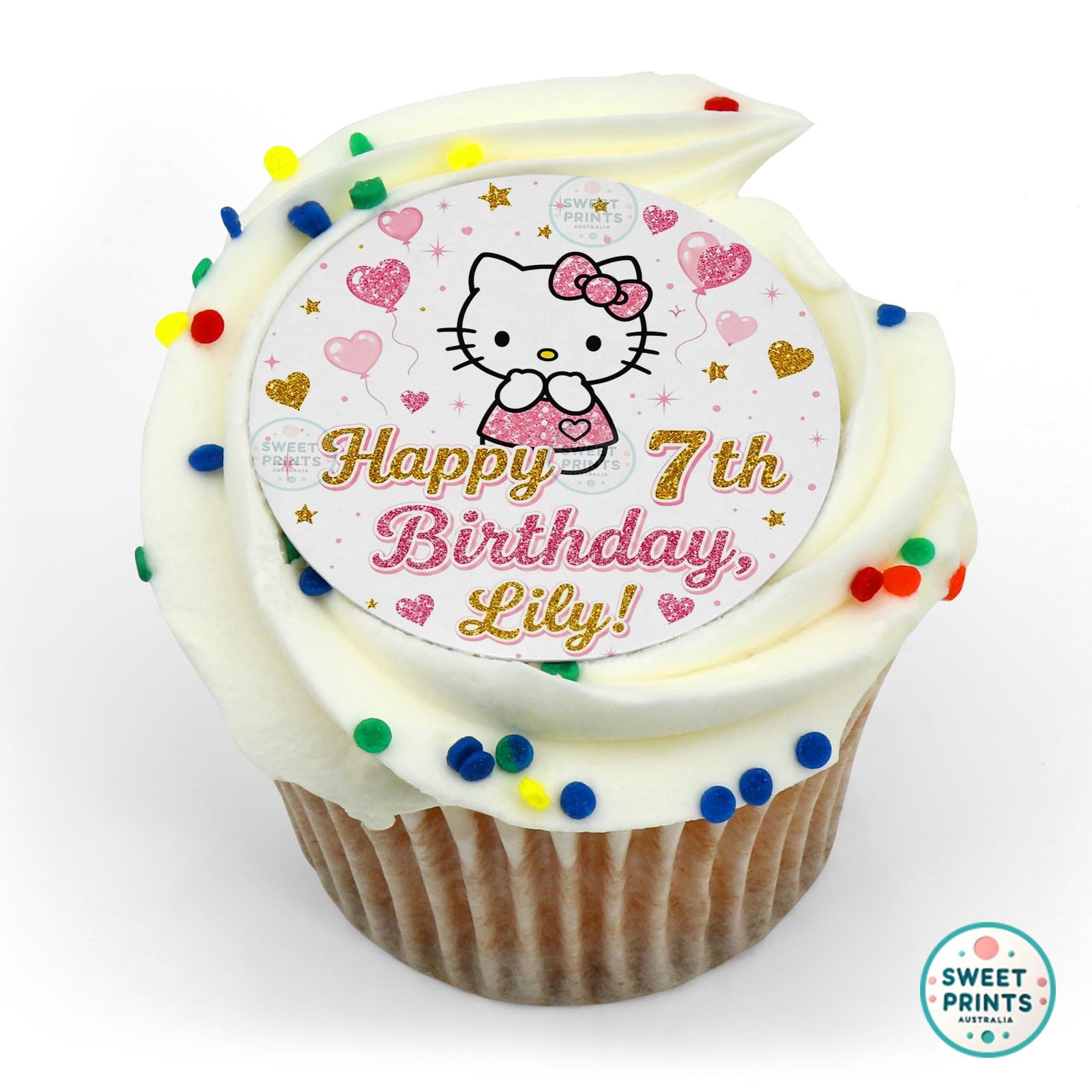 Hello Kitty Custom 13 edible cake topper
