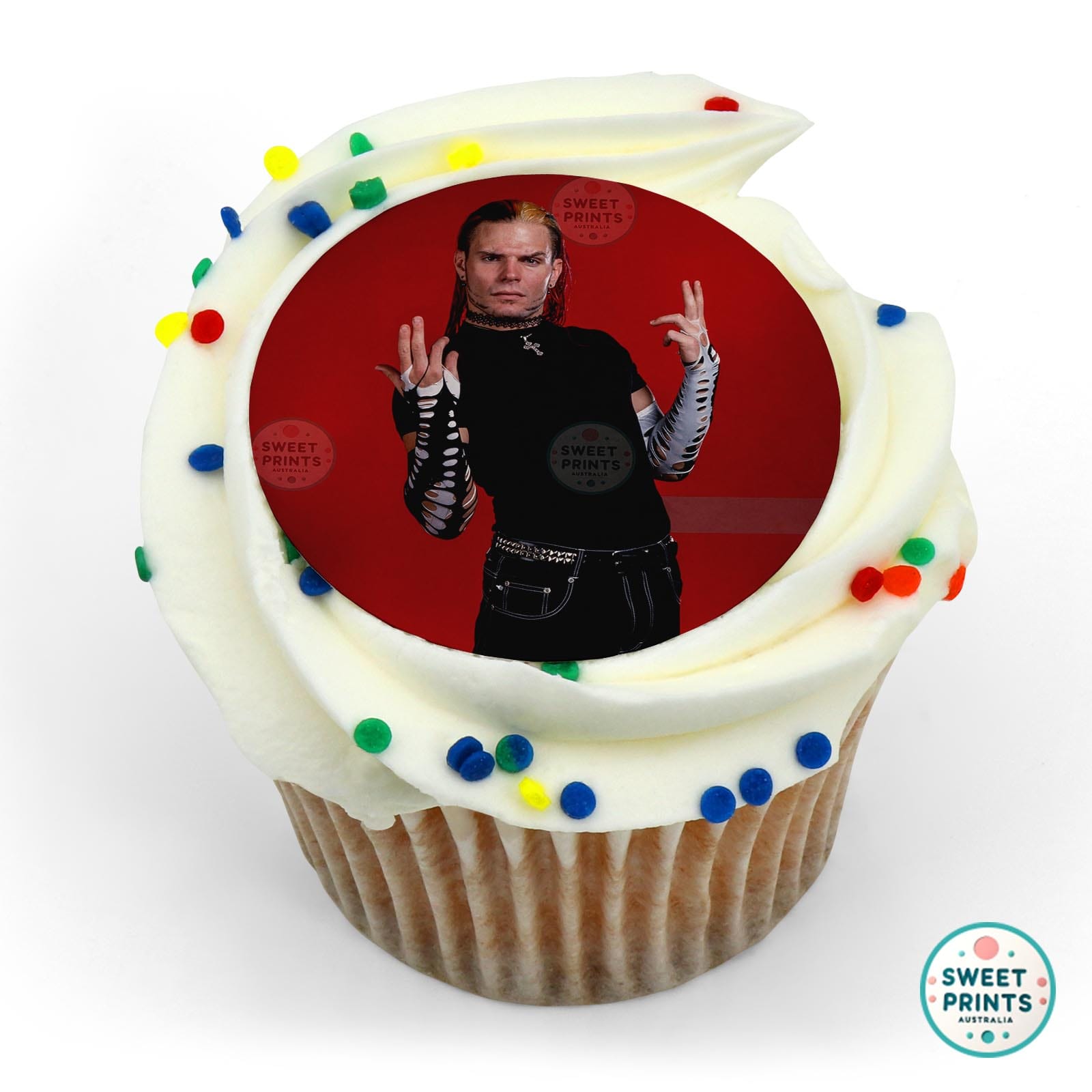 Mixed Themes Jeff Hardy The Hardy Boyz edible cake topper