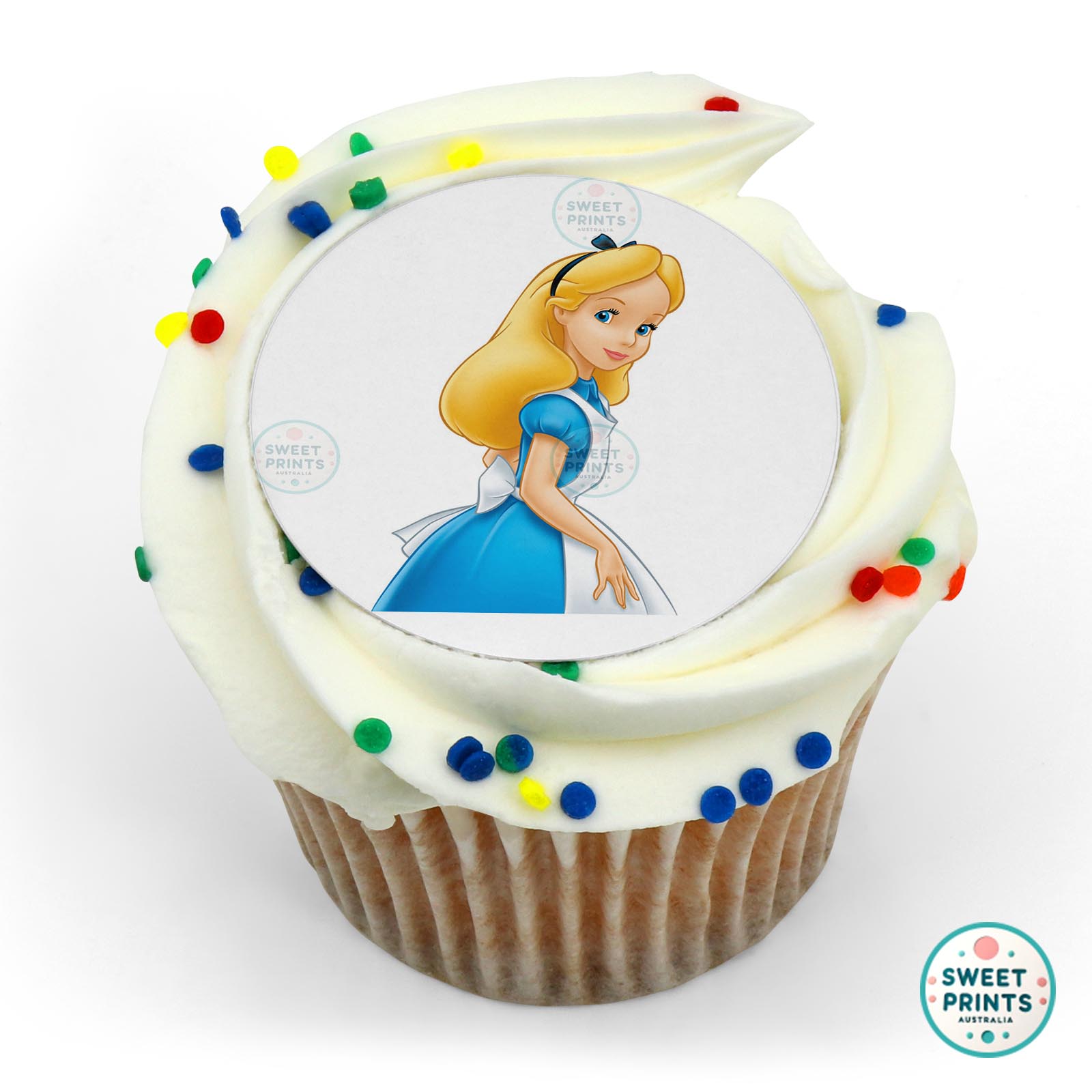 Alice In Wonderland Alice In Wonderland Disney edible cake topper