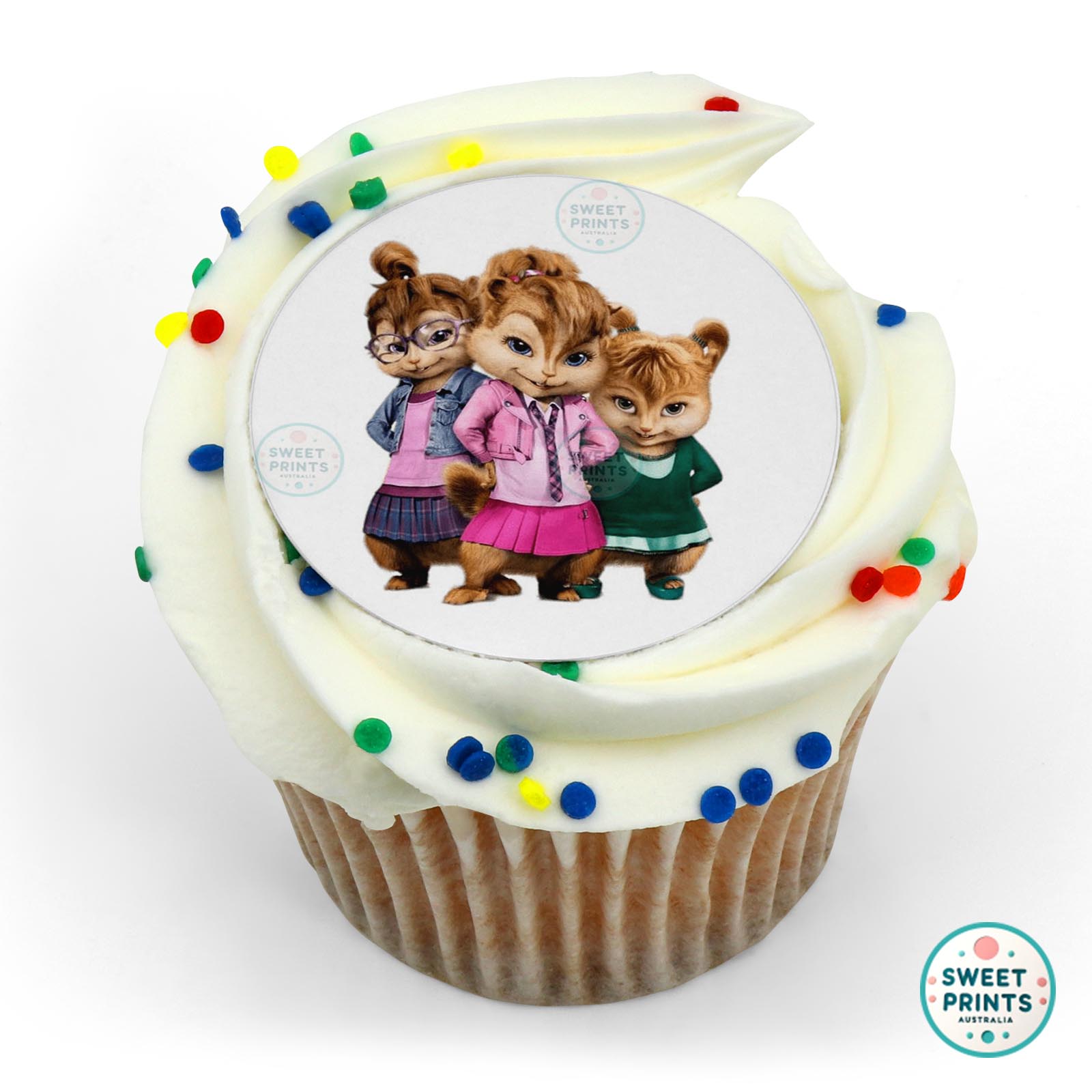 Alvin And The Chipmunks Alvin And The Chipmunks Chipettes edible cake topper