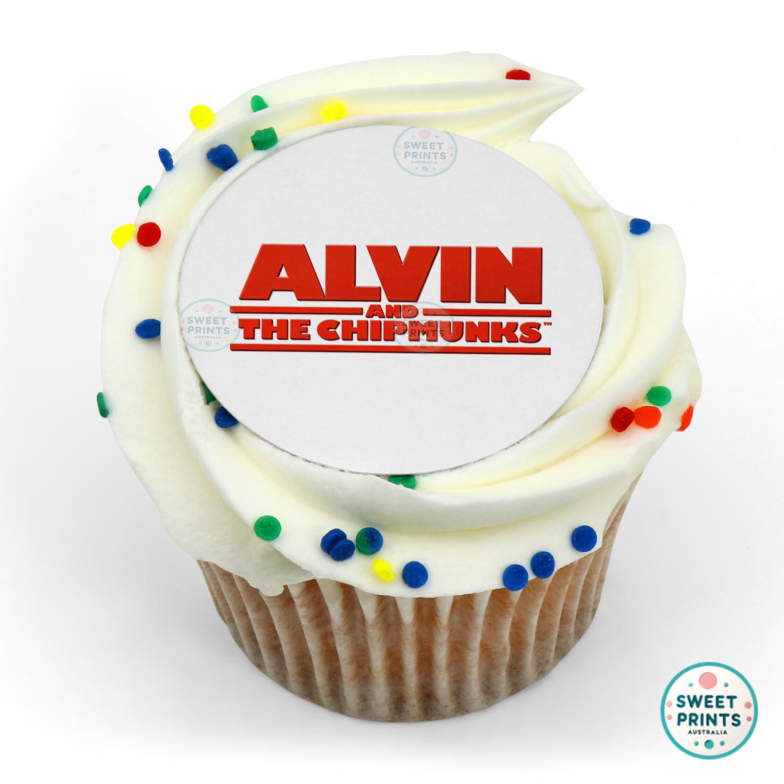 Alvin And The Chipmunks Alvin And The Chipmunks Logo edible cake topper