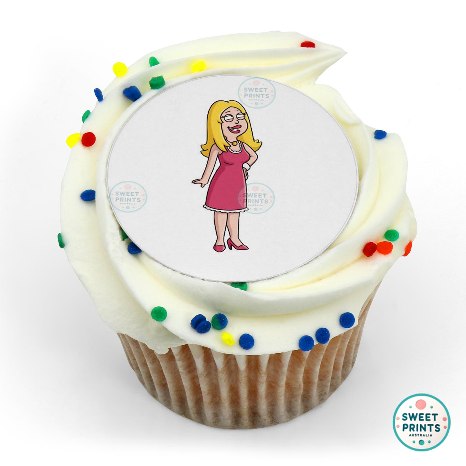American Dad American Dad Character Francine Smith edible cake topper