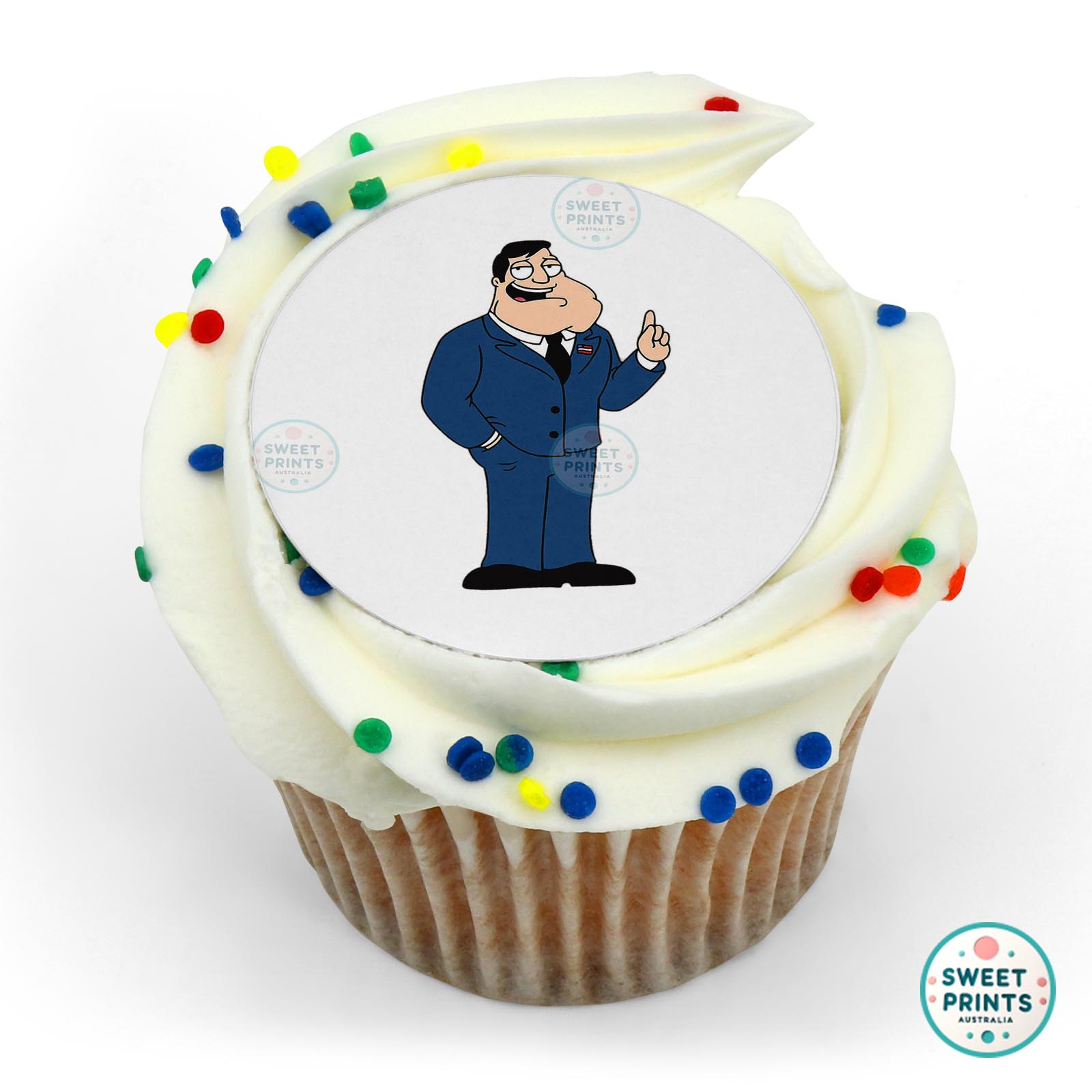 American Dad American Dad Stan Smith Knows edible cake topper