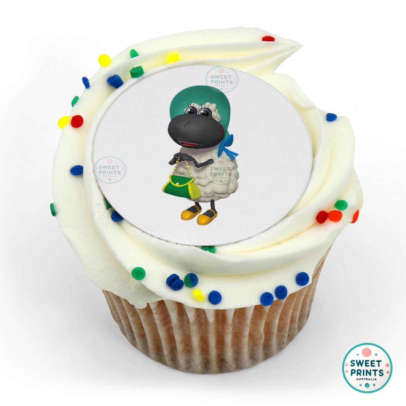 Bananas In Pyjamas Bananas In Pyjamas Dolly The Sheep edible cake topper