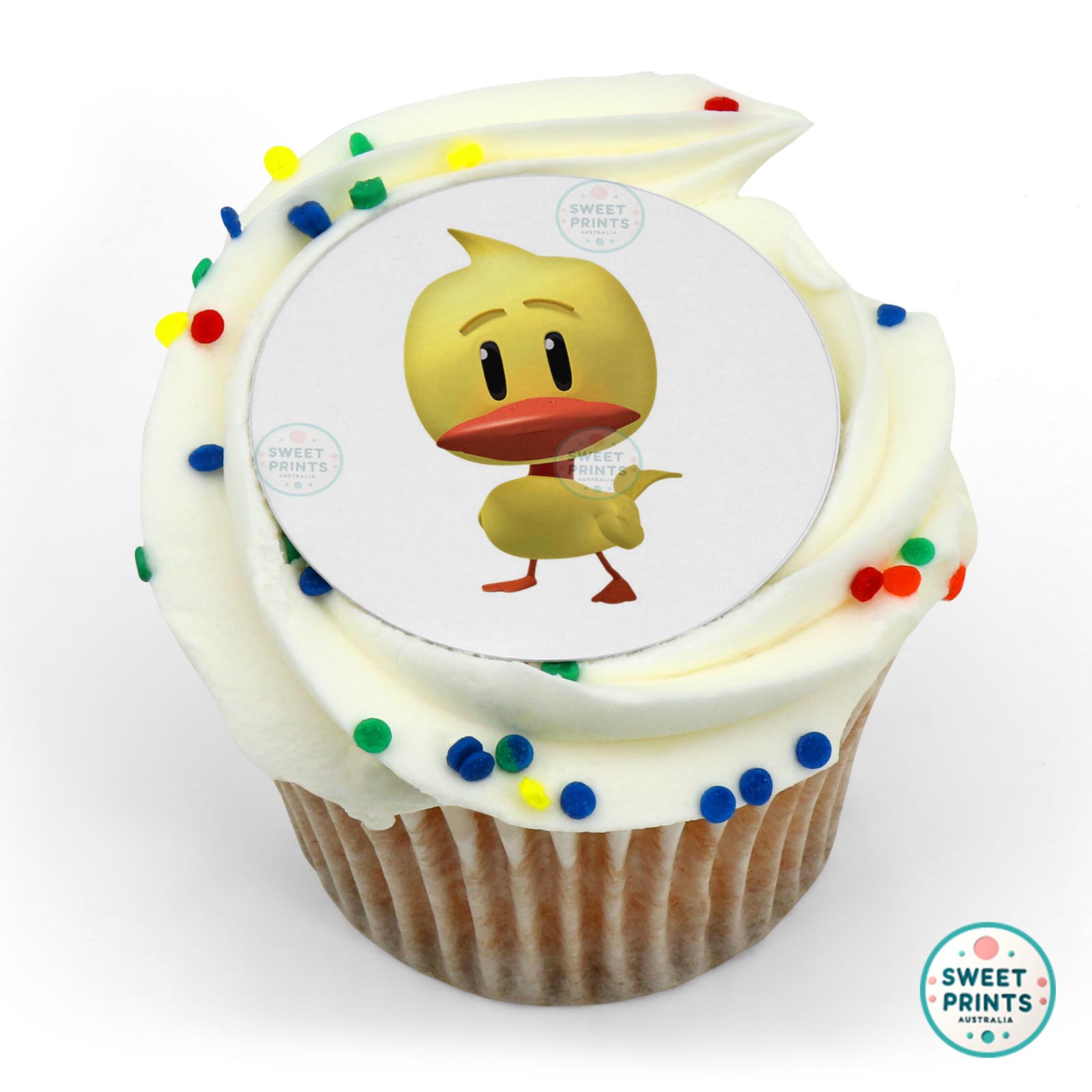 Bananas In Pyjamas Bananas In Pyjamas Peck The Duck edible cake topper