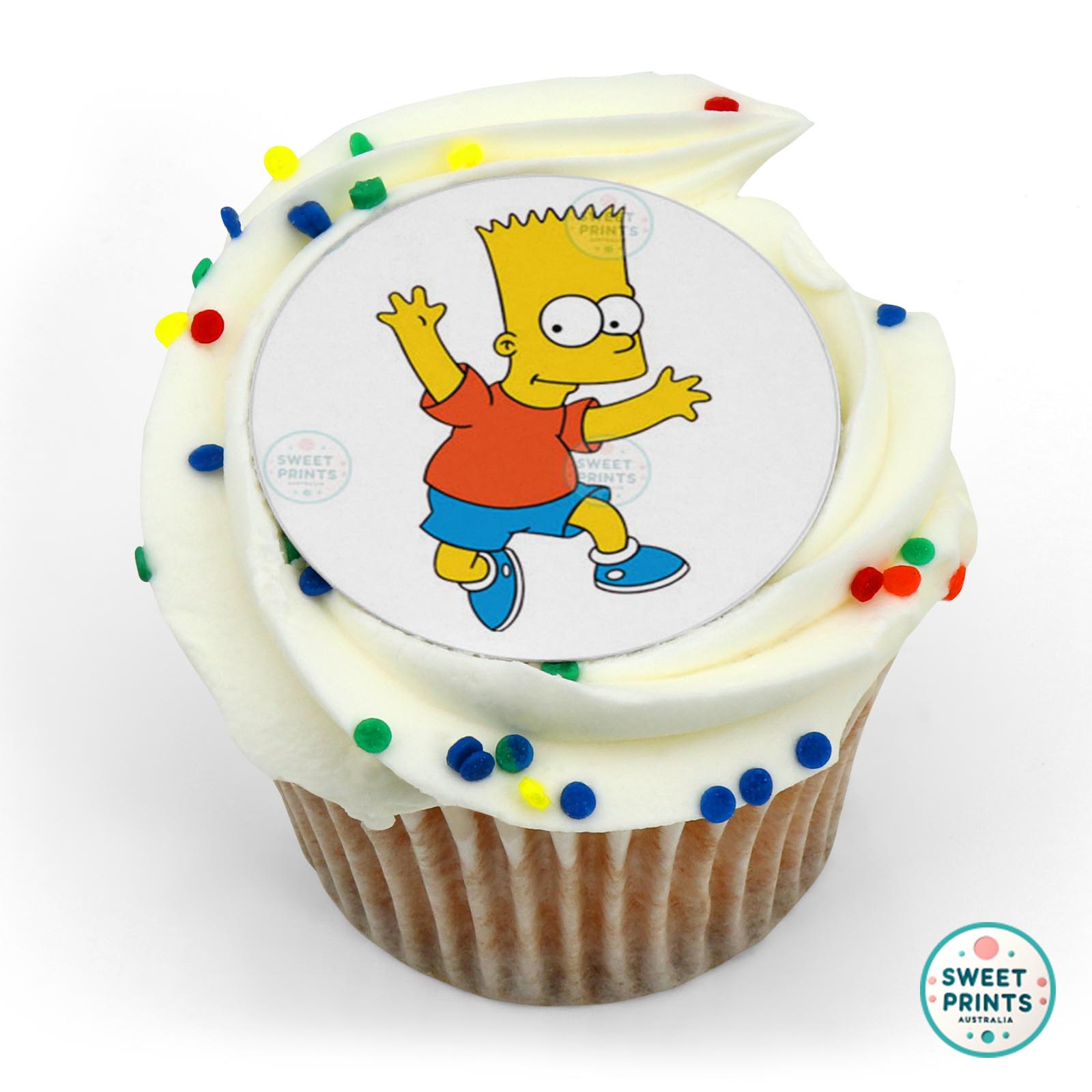 Bart Simpson Bart Simpson Dancing edible cake topper