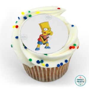 bart simpson bart simpson shooting a catapult o