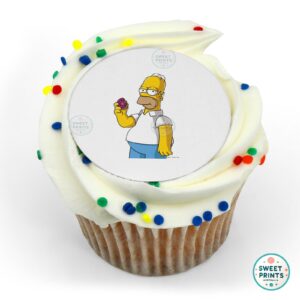 bart simpson homer simpson eating a donut o