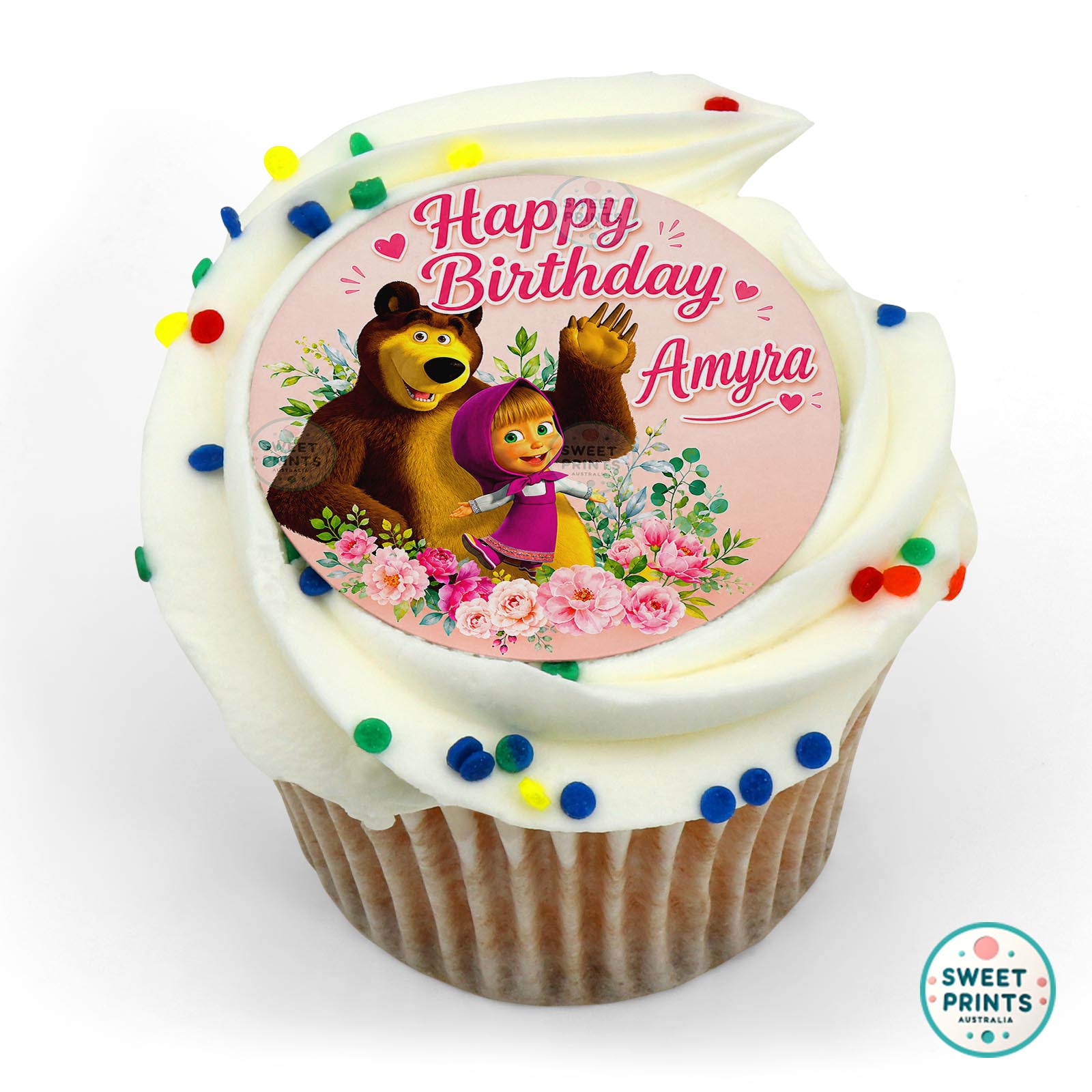 Masha Custom 01 edible cake topper