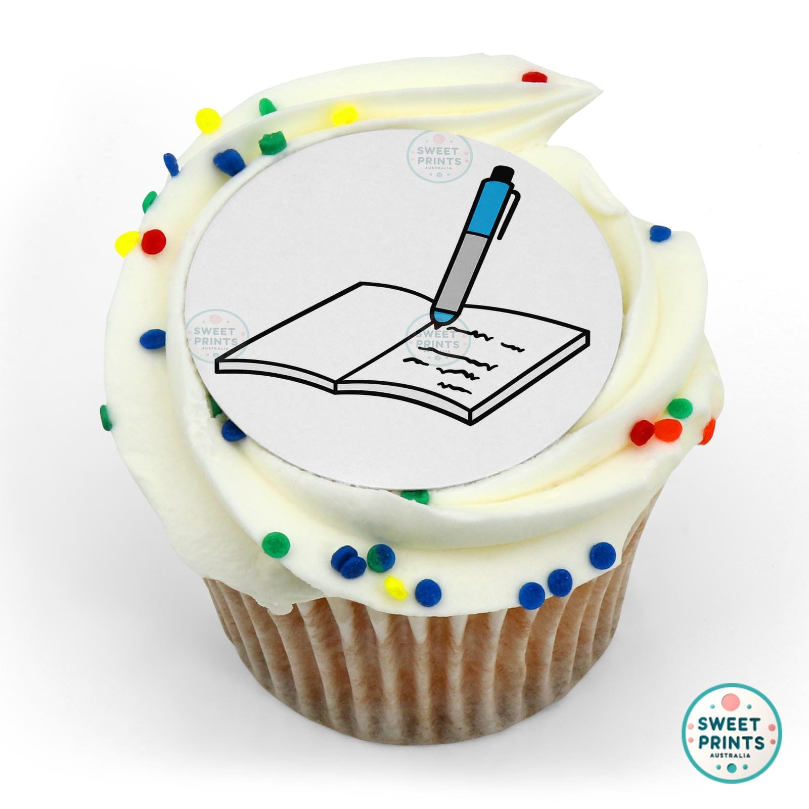 School 607 edible cake topper