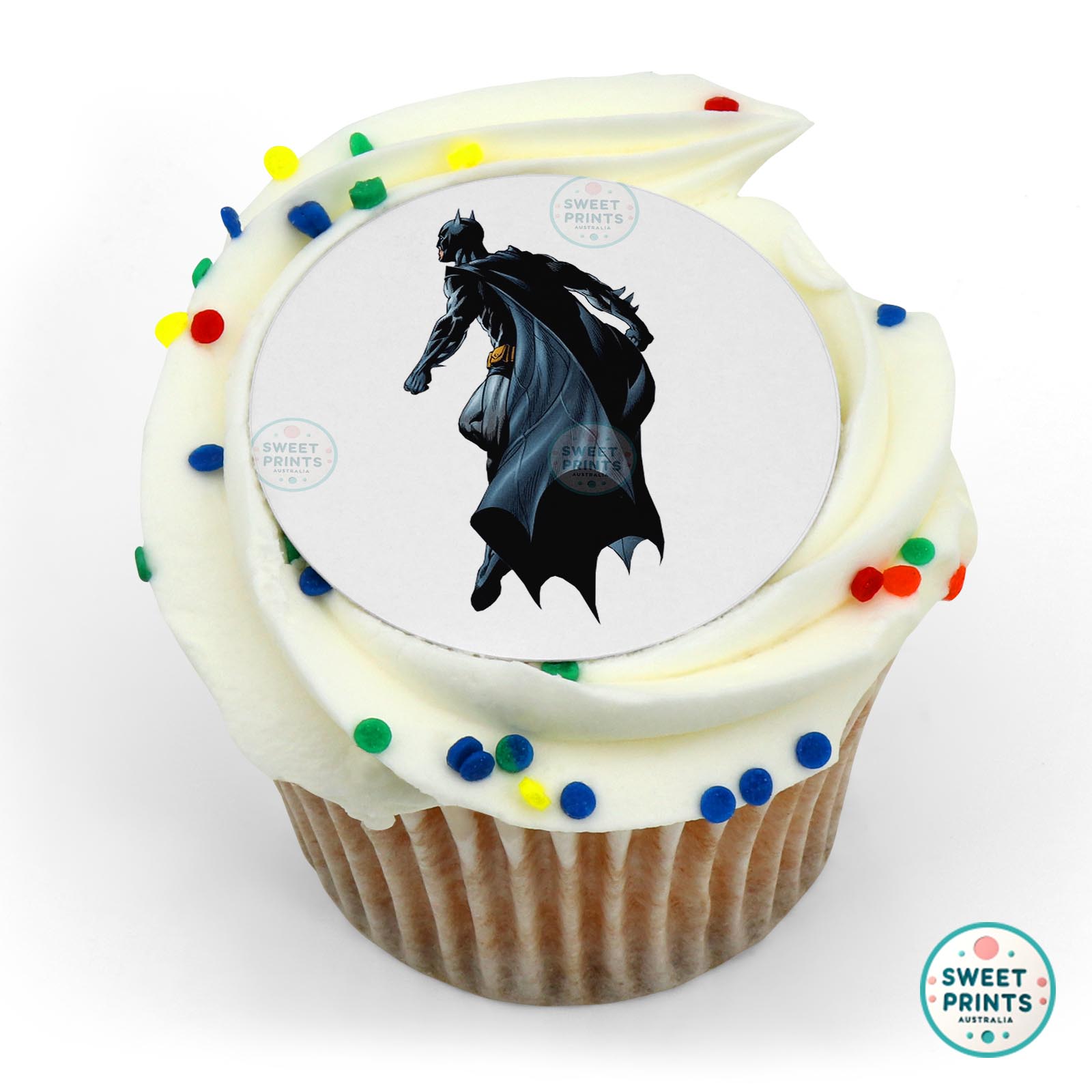 Batman Left edible cake topper