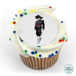 black goku standing o