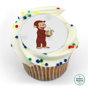 curious george eating a banana o