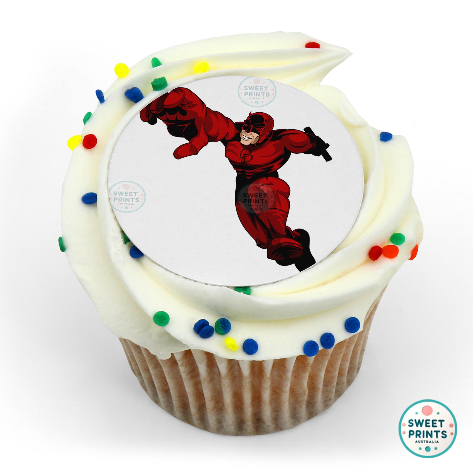 Daredevil Jumping edible cake topper