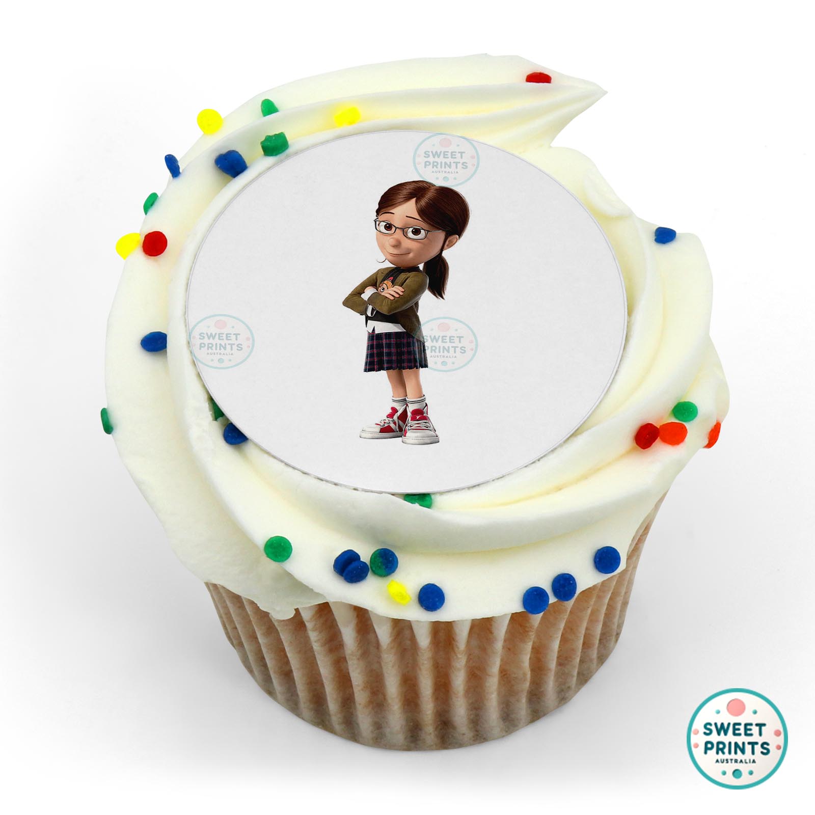 Despicable Me Margo Standing edible cake topper