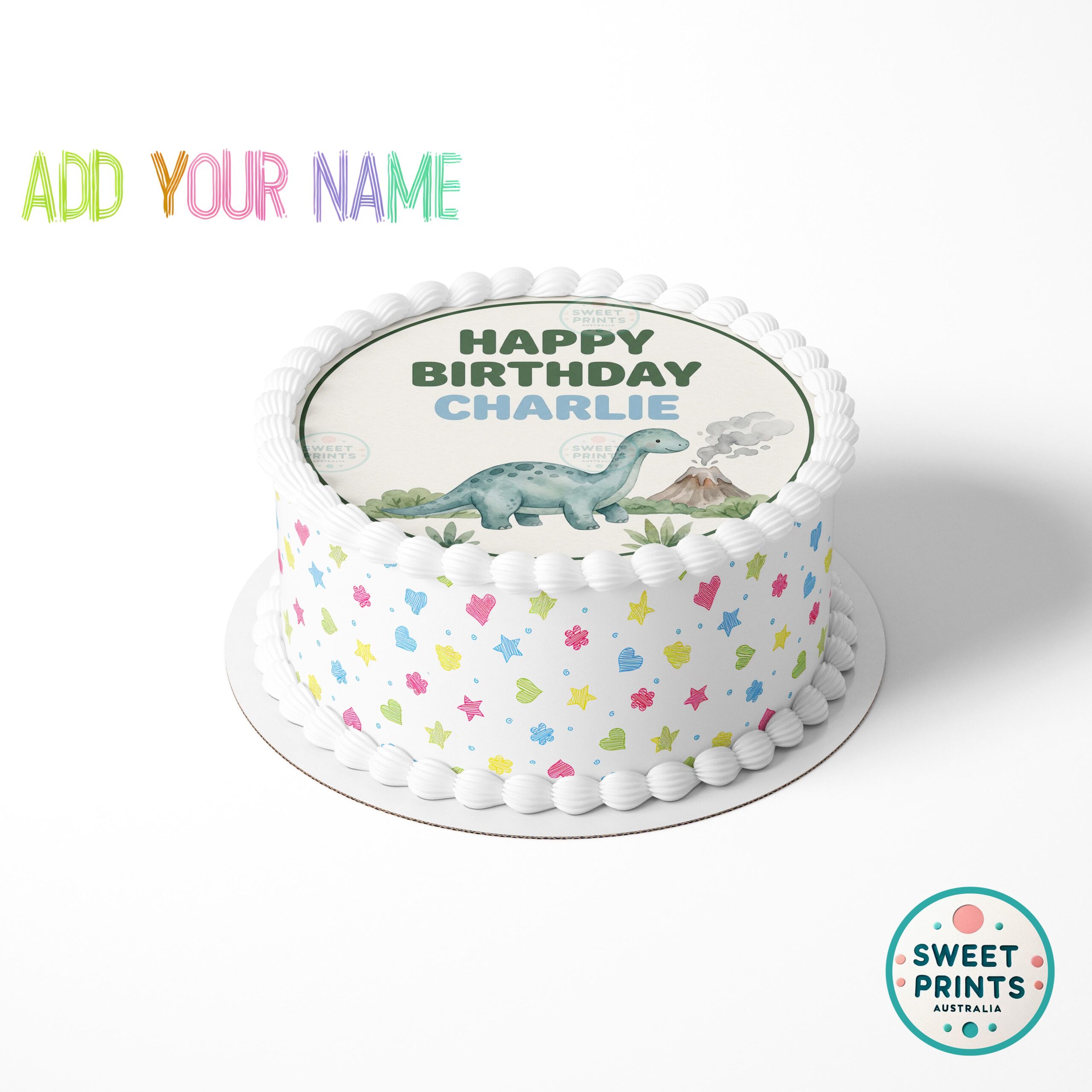 dinosaur happy birthday volcano o - Image 2