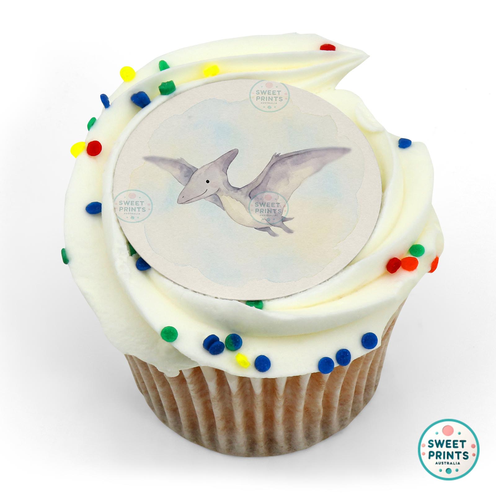 Dinosaur Pterodactyl edible cake topper