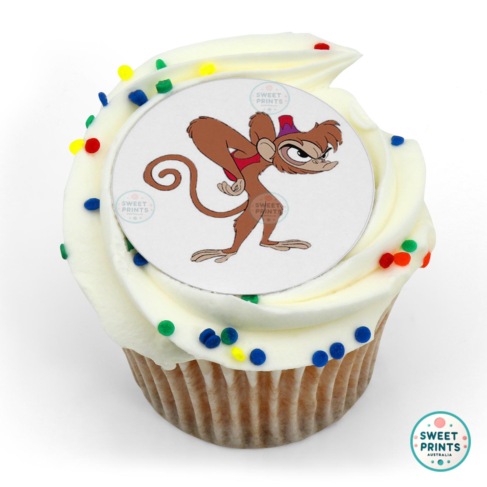 Disney Princess Aladdin Abu Is Angry edible cake topper