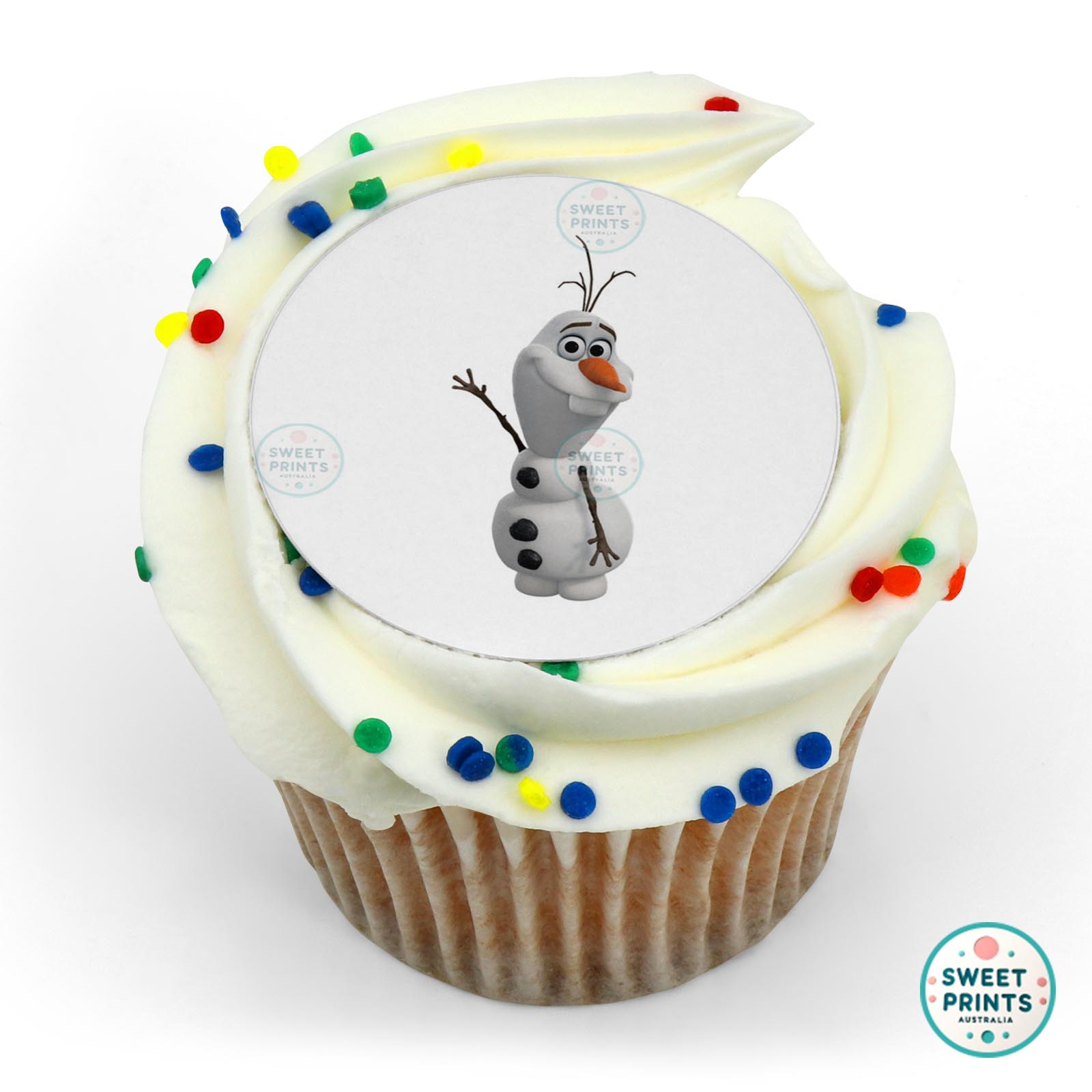 Disney Princess Frozen Olaf edible cake topper