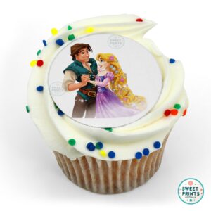 disney princess rapunzel and eugene dancing o