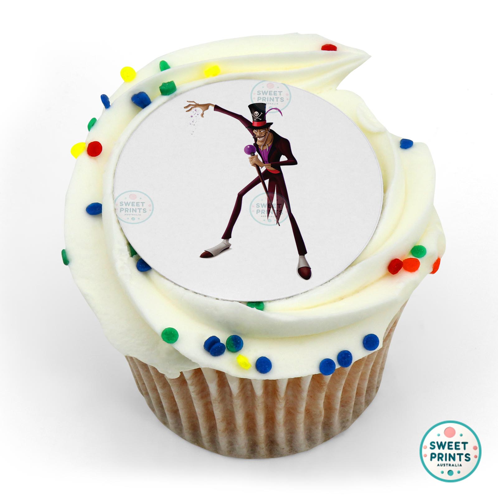 Disney Princess The Princess And The Frog Dr Facilier Casting A Spell edible cake topper