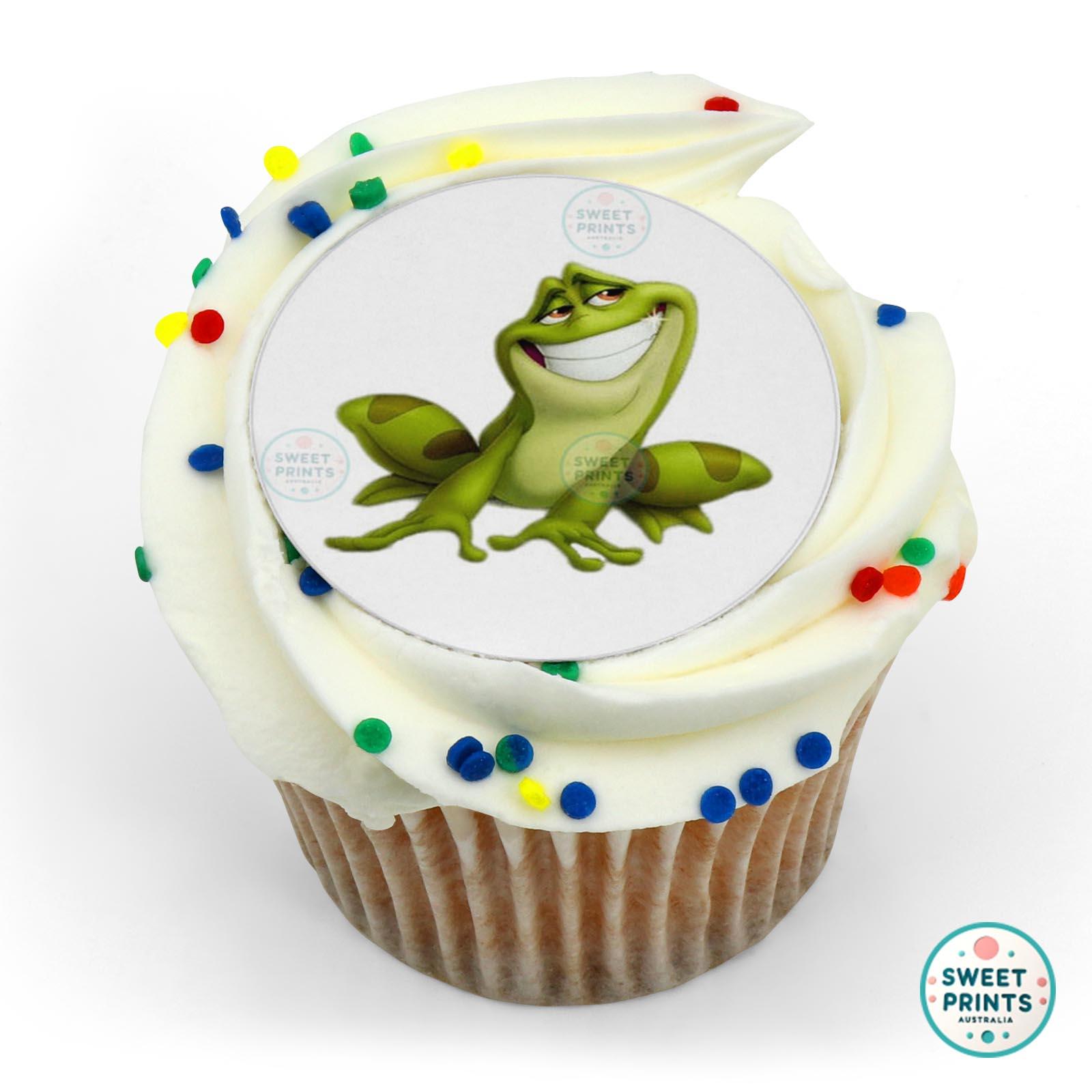Disney Princess The Princess And The Frog Naveen Frog Appearance edible cake topper