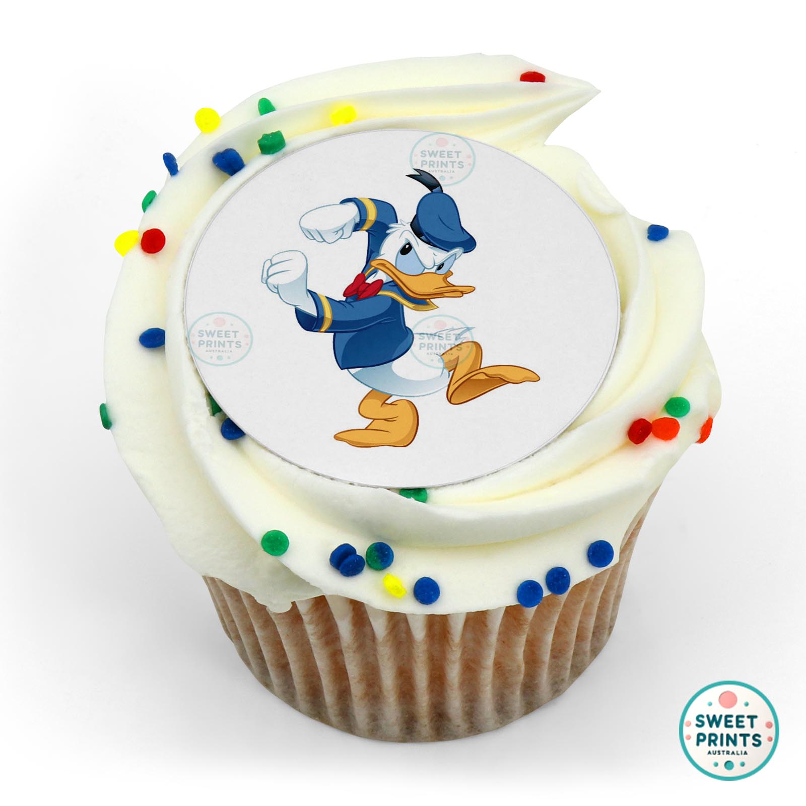 Donald Duck Angry edible cake topper