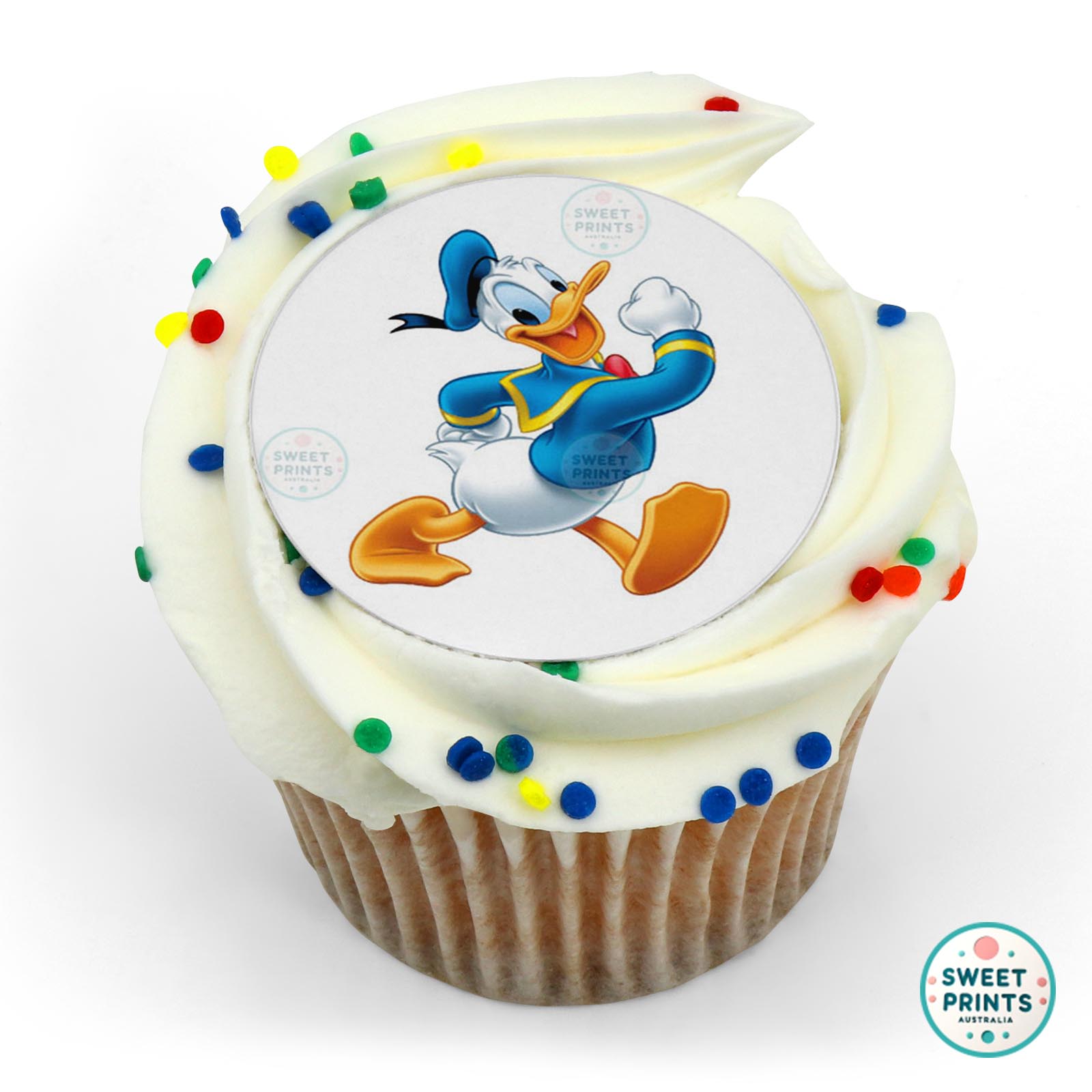 Donald Duck Walking edible cake topper