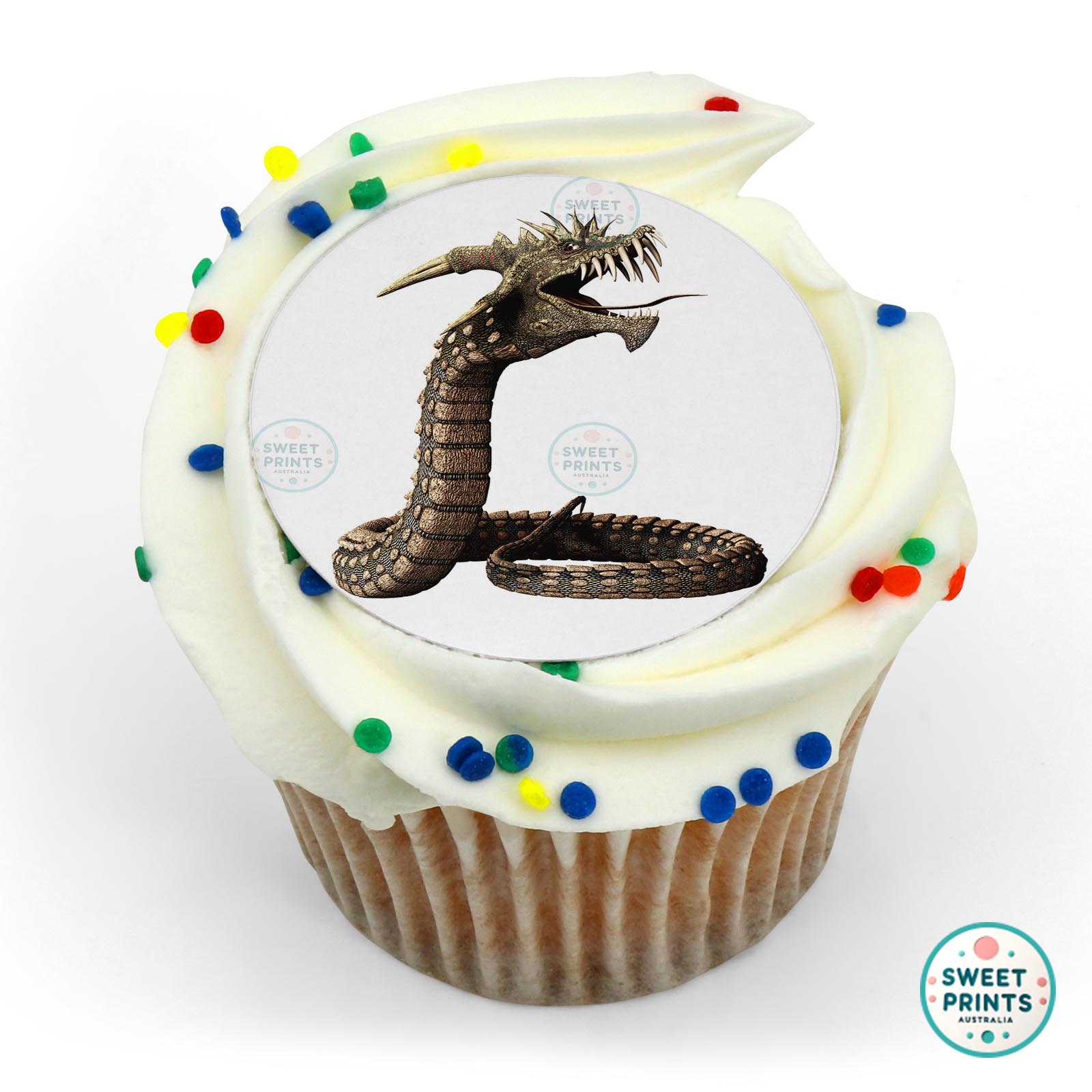 Dragons Dragon Snake edible cake topper