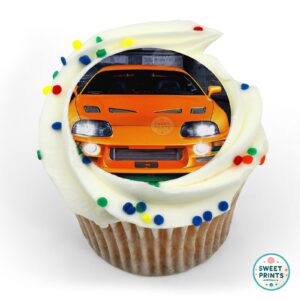 fast and furious 2001 orange supra front view o