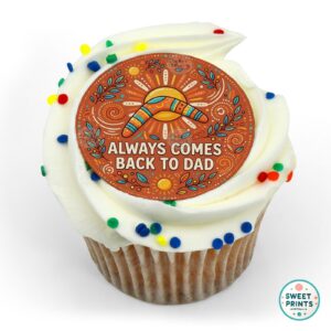 fathers day boomerang sun text o