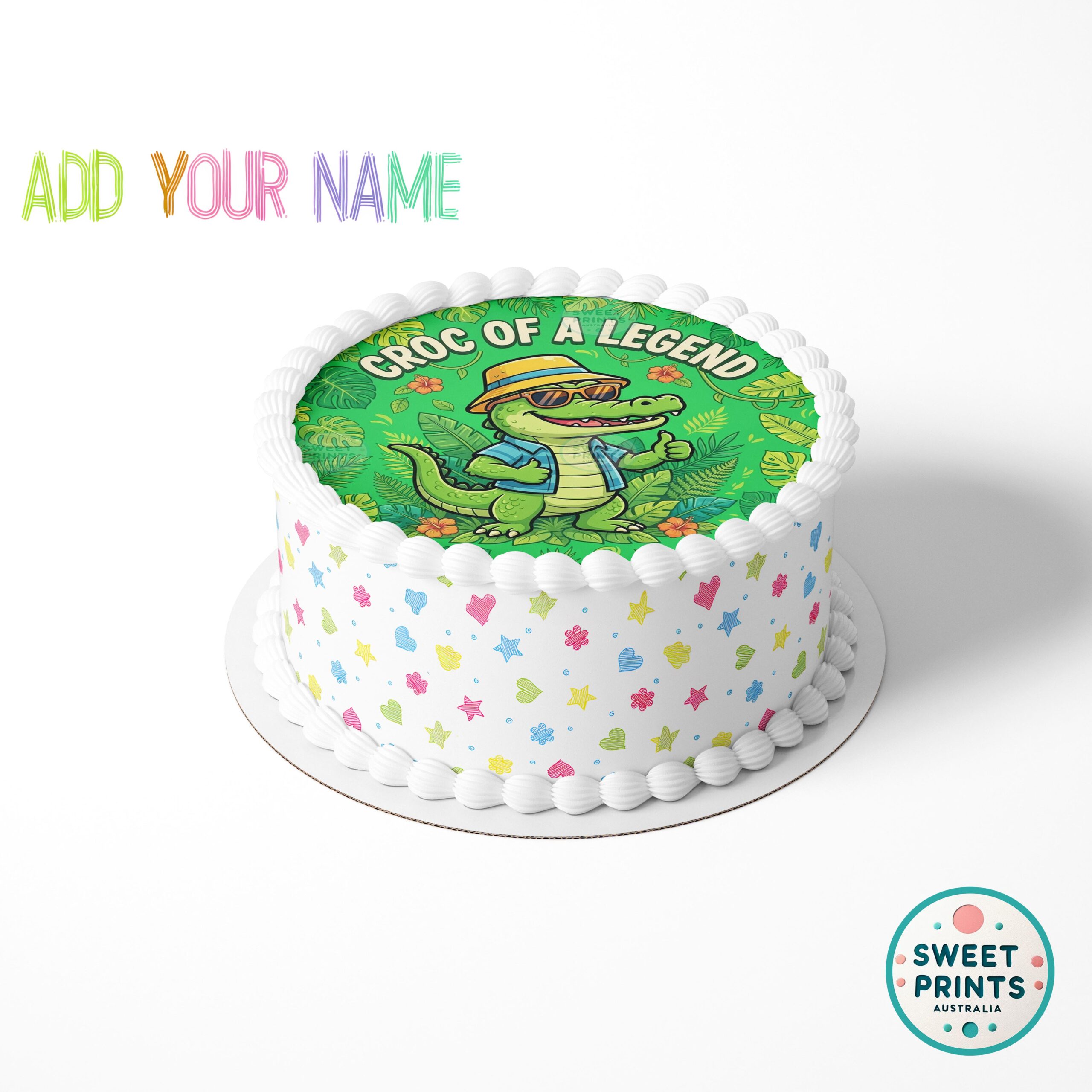 fathers day crocodile text foliage o - Image 2