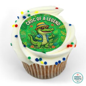 fathers day crocodile text foliage o