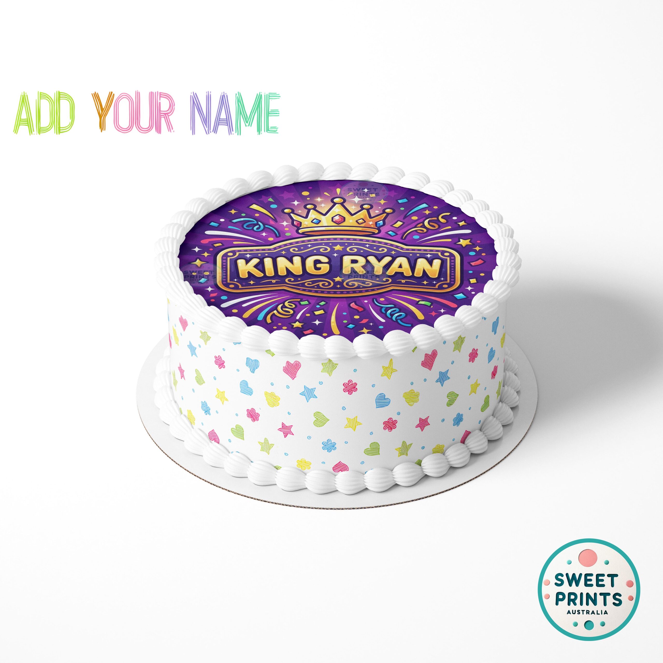 fathers day crown text confetti o - Image 2