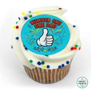 fathers day thumbsup text confetti o
