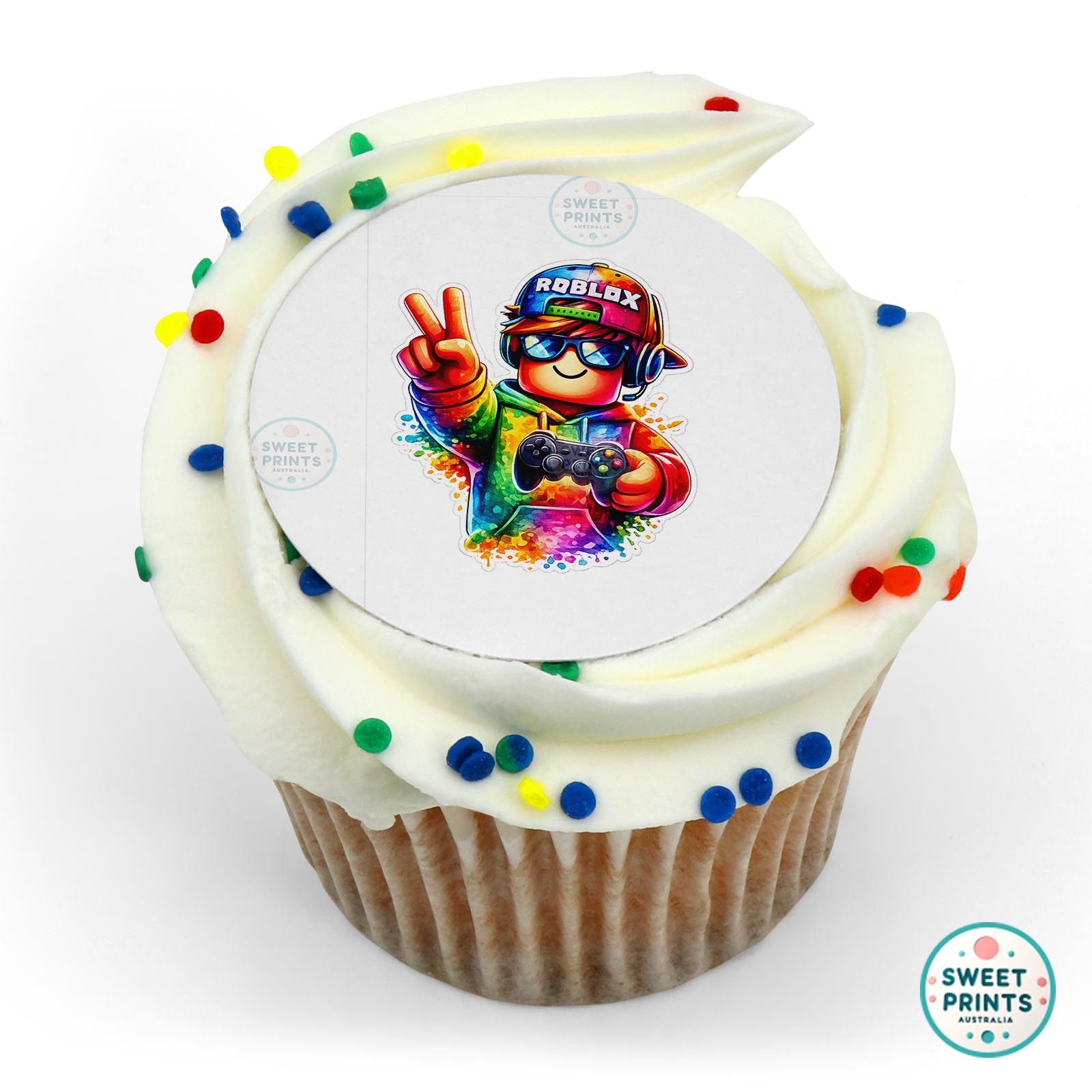 Gaming Roblox Character 02 edible cake topper