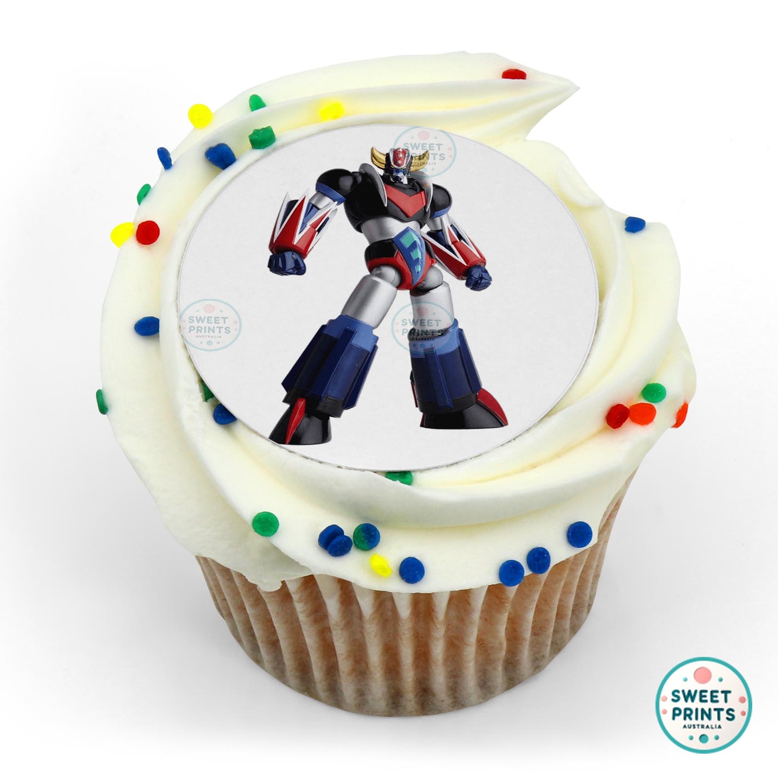 Goldorak Grendizer Action Figure edible cake topper