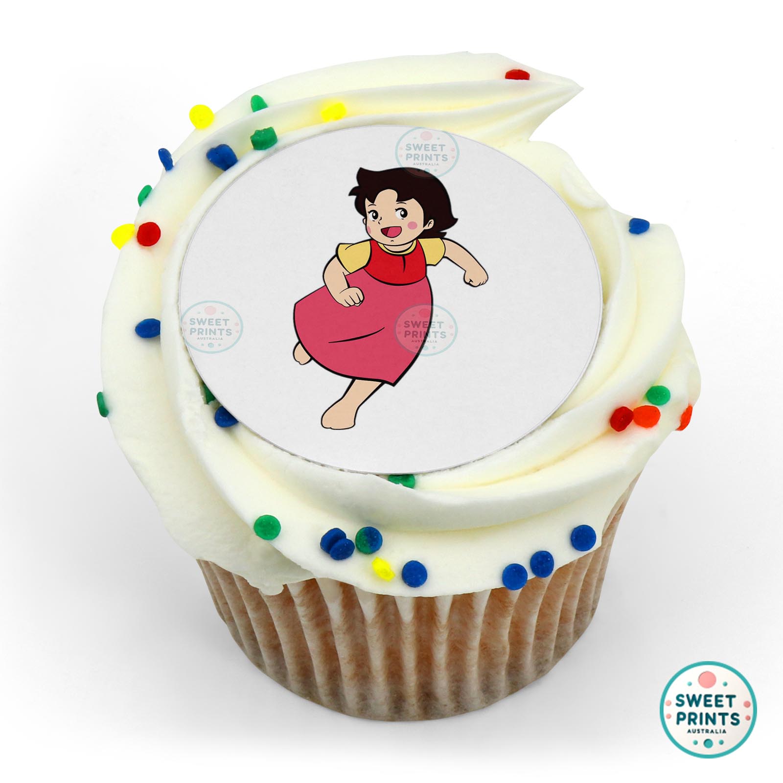 Heidi Running edible cake topper