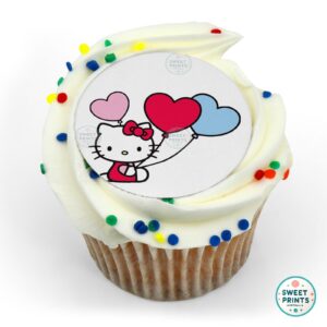hello kitty with balloons o