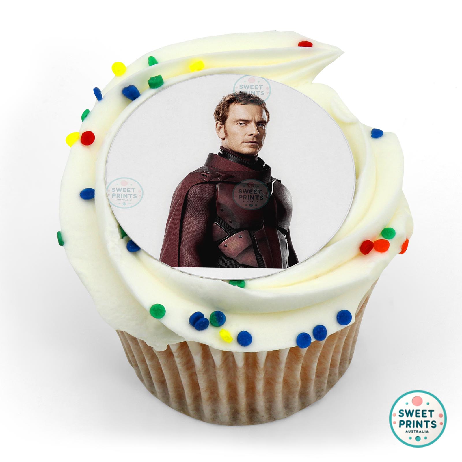 Magneto Sideview edible cake topper