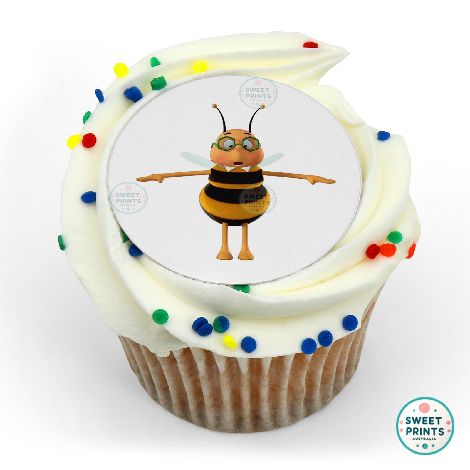 Maya The Bee Crawly edible cake topper