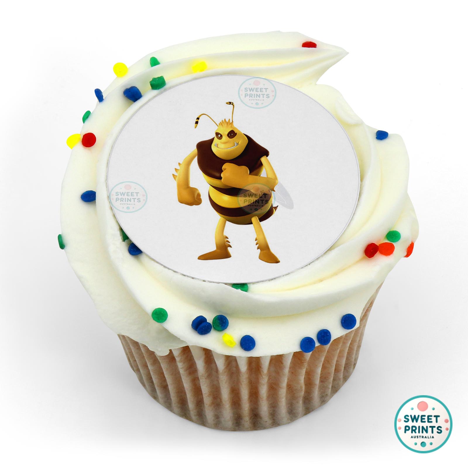Maya The Bee Hank The Hornet edible cake topper