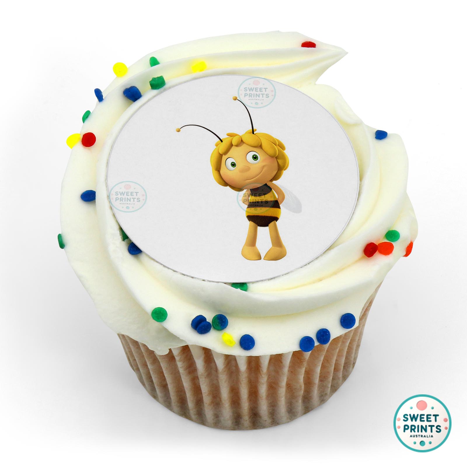 Maya The Bee Shy edible cake topper