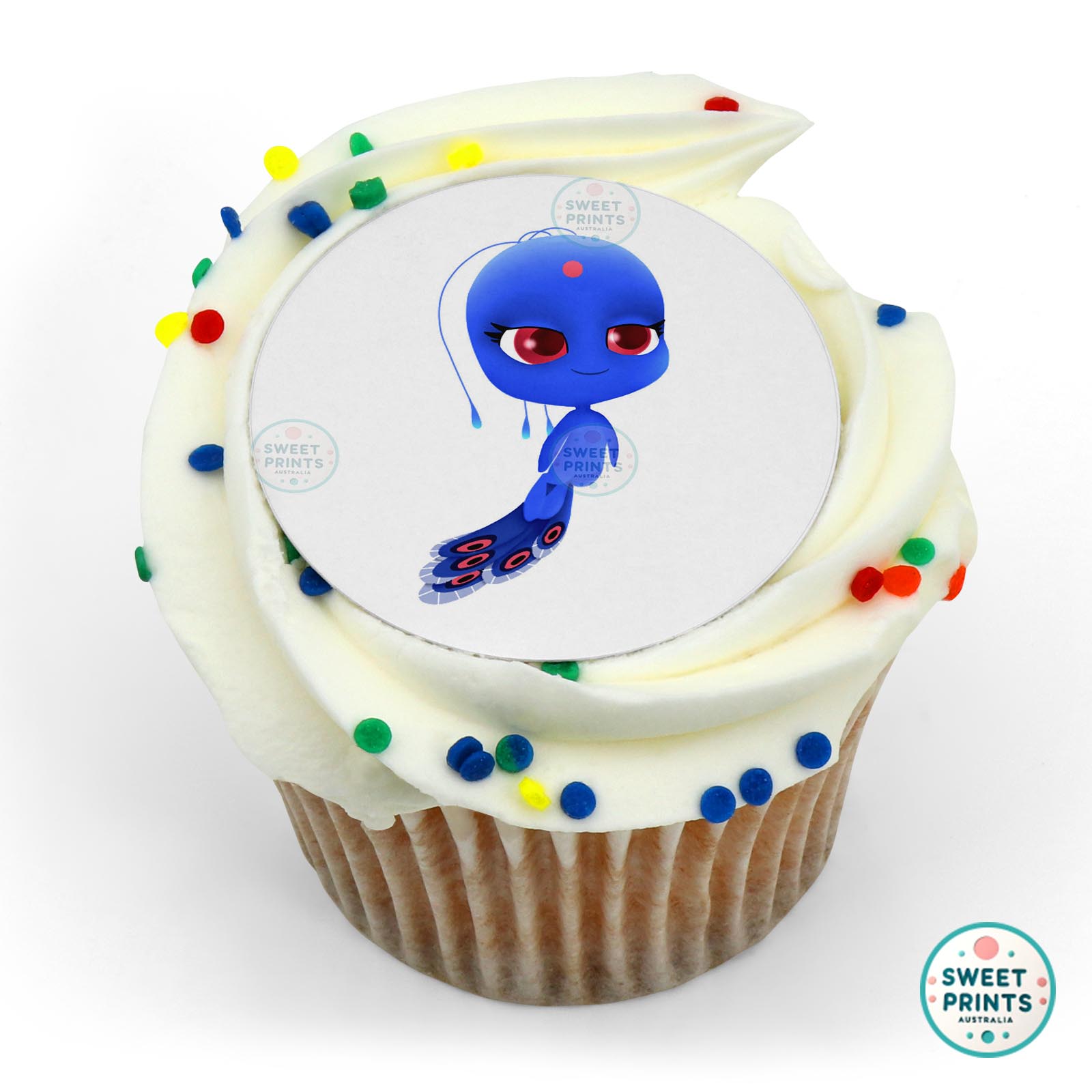 Miraculous Tales Of Ladybug Cat Noir Kwami Duusu edible cake topper