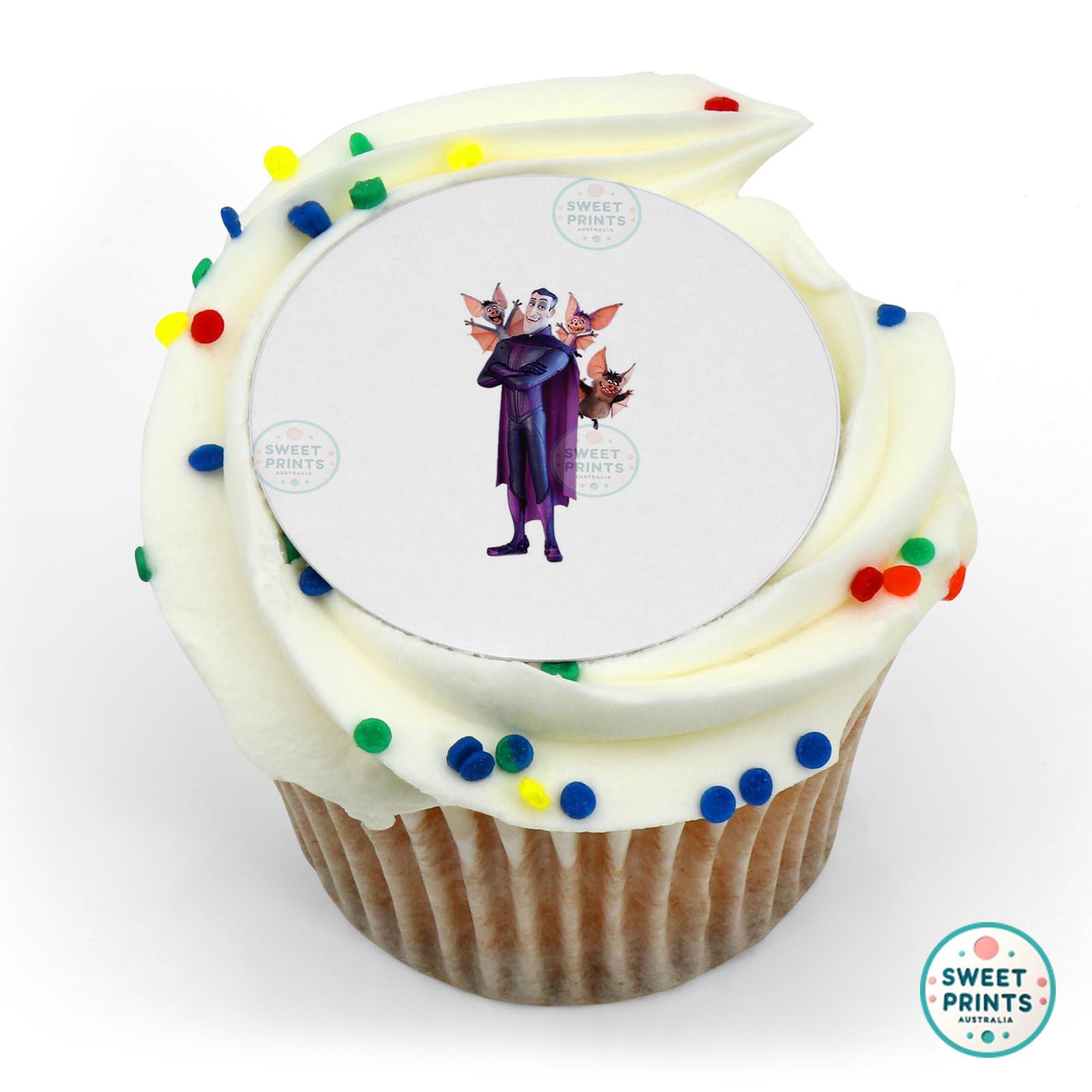 Monster Family Dracula edible cake topper